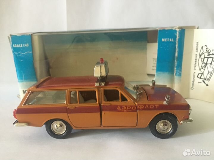 Машинка Волга газ-24-02 Эскорт 1/43 Сделано в СССР