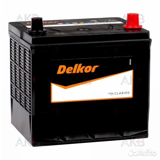 Аккумулятор автомобильный Delkor 26R-550 (60R 550А