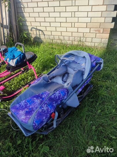 Санки коляска ника