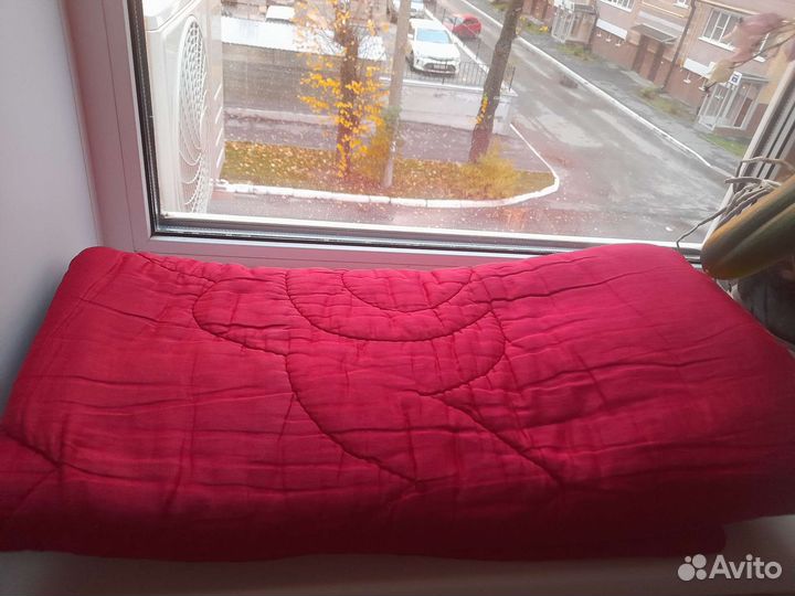 Одеяло ватное детское б/у, размер 122х116