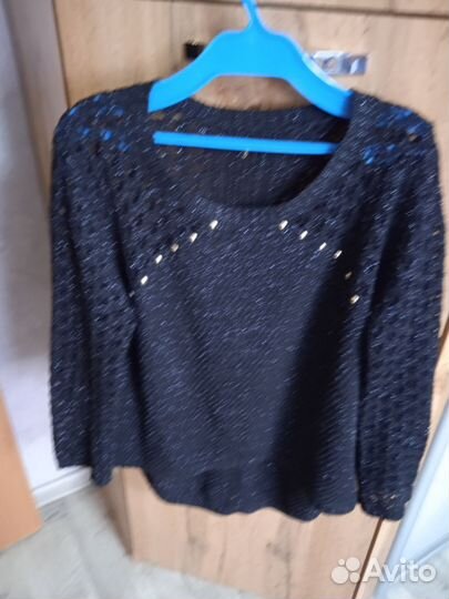 Юбка джинсовая 50 52,кофты пакетом