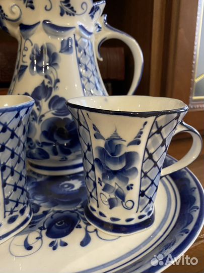Чайный набор гжель