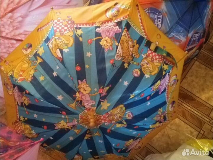 Детские зонтики,машинки-каталки