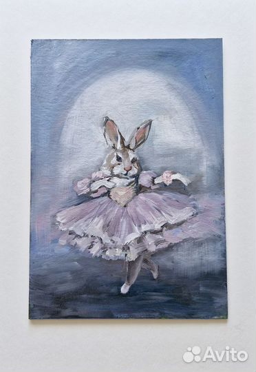 Этюд маслом, картина миниатюра