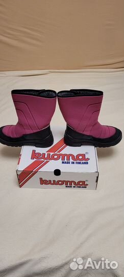 Сапоги зимние детские Kuoma розовые р.32