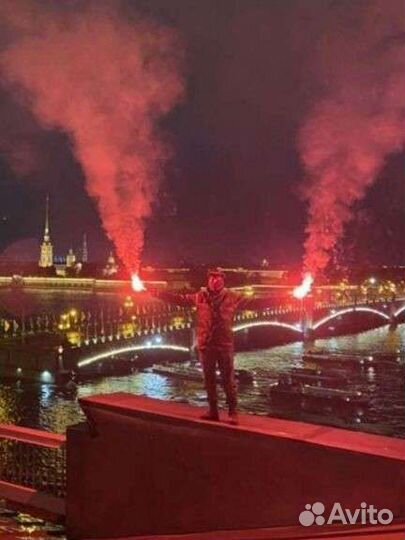 Горн и два фаера - фальдшфеера красного огня