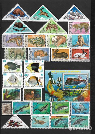 Марки Фауна. Часть 2