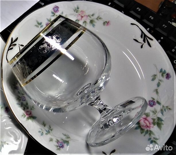 Набор рюмок 50 мл для водки Клавдия Богемия Чехия