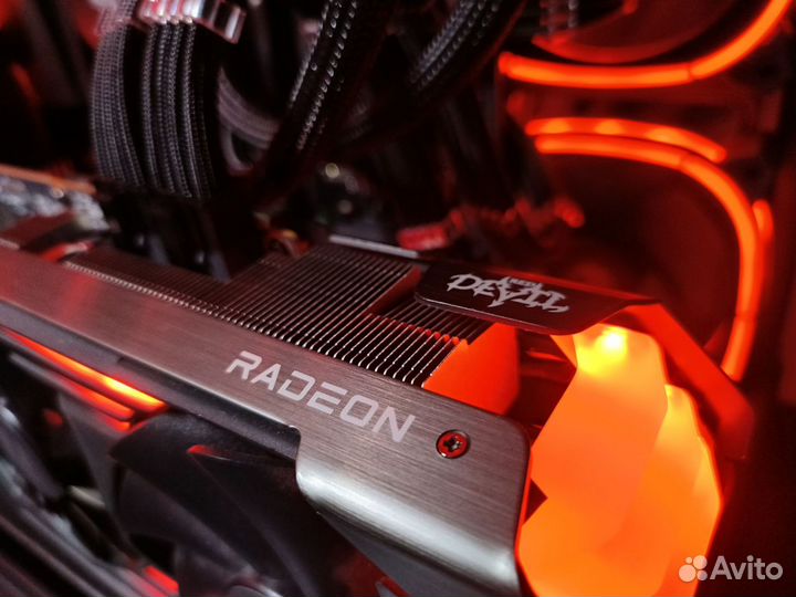 Игровой кастом пк Ryzen 7 5800X 16Gb DDR4 RX6700XT