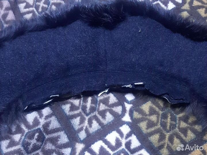 Меховой воротник чернобурка