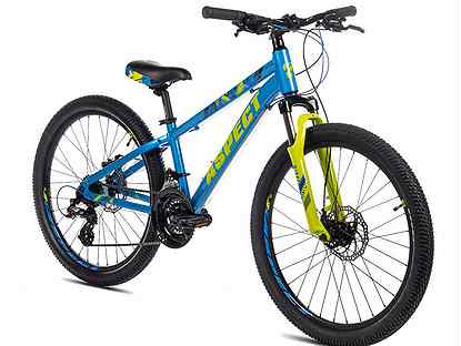 Велосипед Aspect Winner 24" сине-зеленый 2023