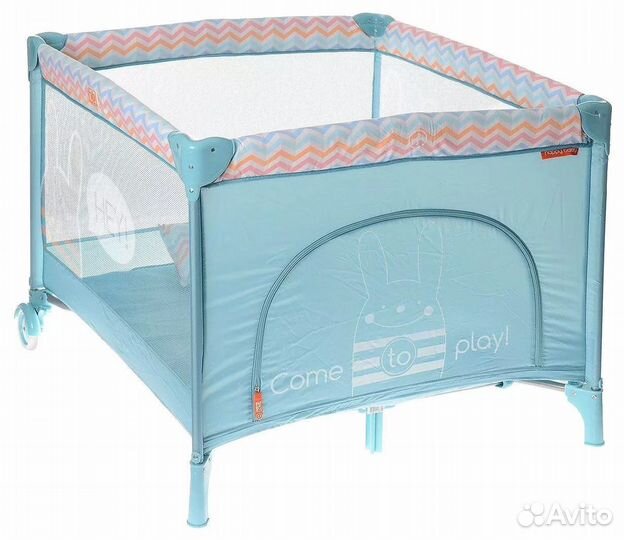 Манеж happy baby мятный