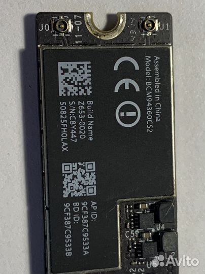 Адаптер WiFi Apple Z653-0020 от A1466