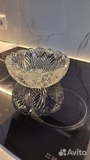 Салатник хрусталь СССР