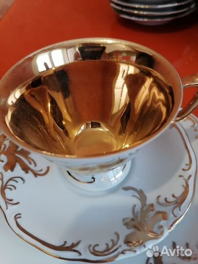 Чайный сервиз 1985 года. Кленовый лист. Новый