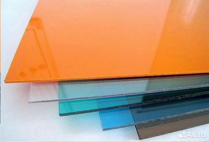 Монолитный поликарбонат 8мм 1500х2000мм Коричневый