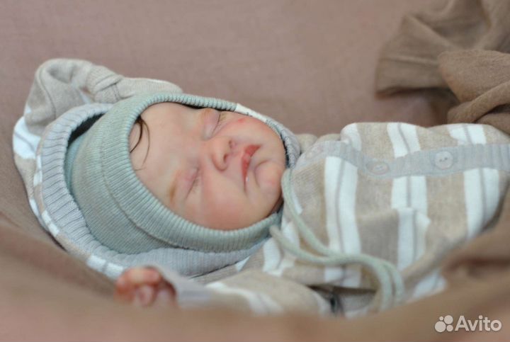 Кукла реборн Август