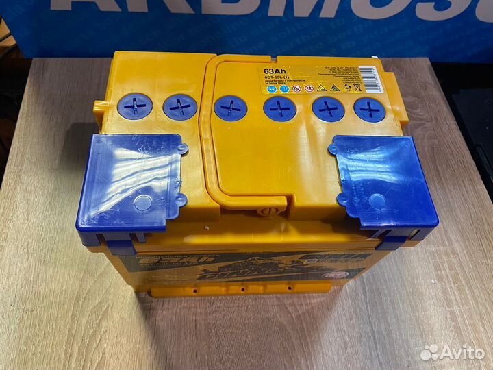 Аккумулятор ginnes 6ст-63.1 63Ач 600А