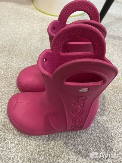 Резиновые сапоги crocs 23