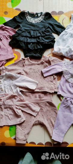 Пакет фирменной детской одежды для девочки 56-68