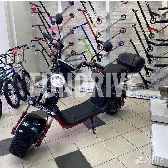 Электробайк white siberia PRO 2500W