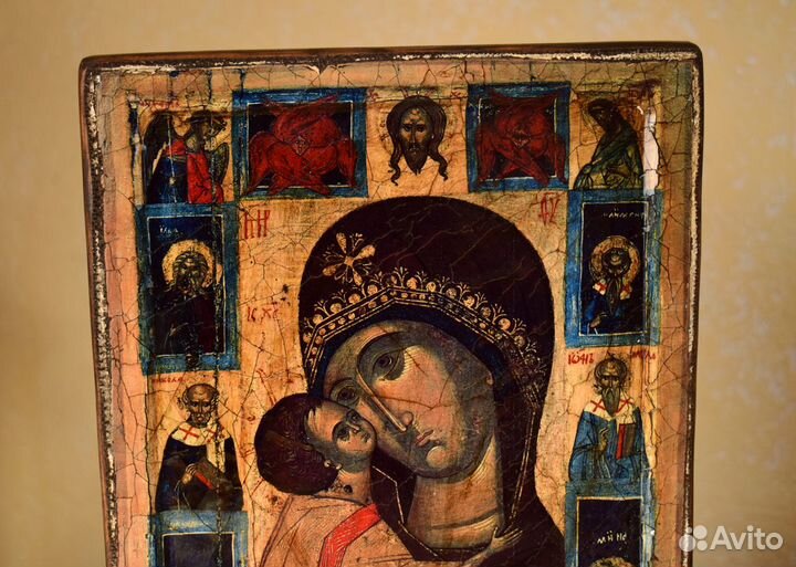 Икона Богоматерь Умиление с Деисусом. Игоревская