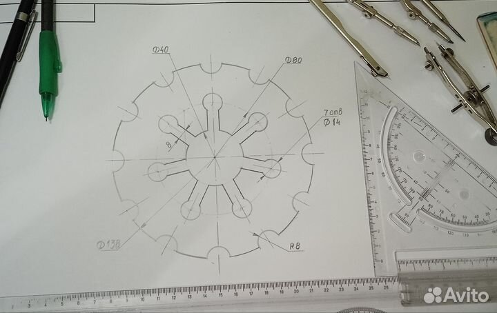 Чертежи от руки