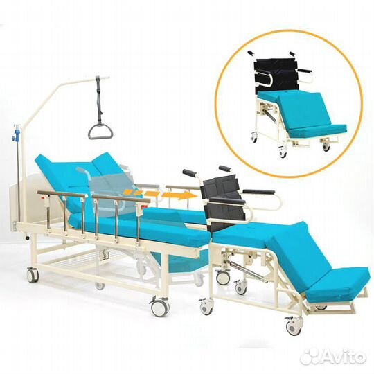 Медицинская кровать для ухода за больными