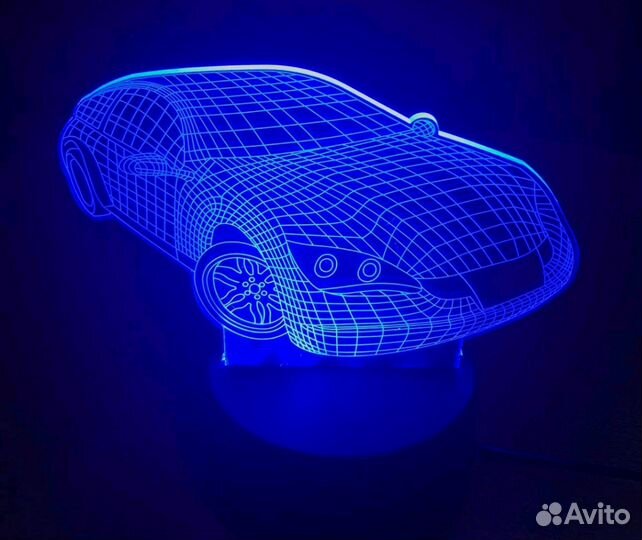 Ночник авто в 3D исполнении