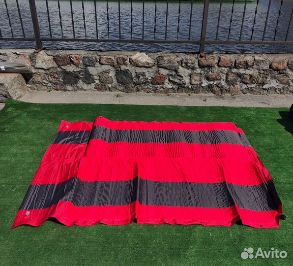 Коврик туристический на 2 чел. самонадувающийся