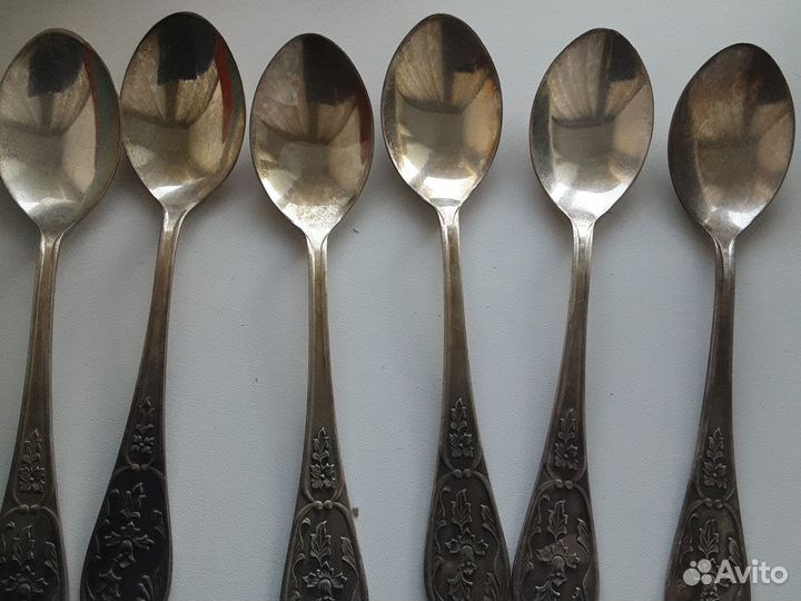 Набор винтажных чайных ложек СССР