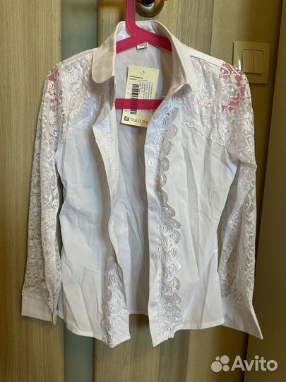 Блузки школьные 122 128 новые