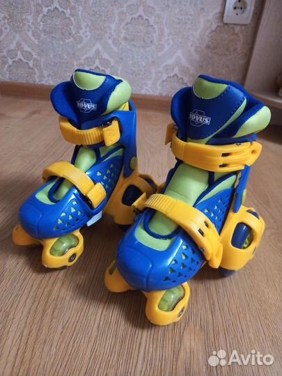Роликовые коньки раздвижные, квады, 26-29 размер