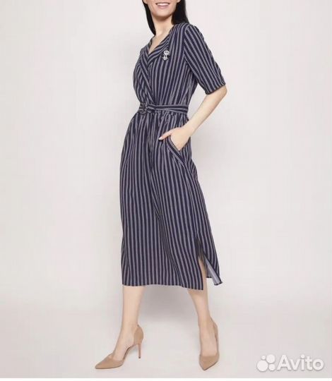 Платье-рубашка офисное платье женское Zolla XXL