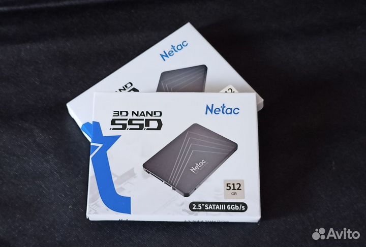 512Гб SSD SATA Netac новый