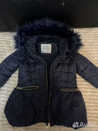 Зимняя куртка для девочки 3 года