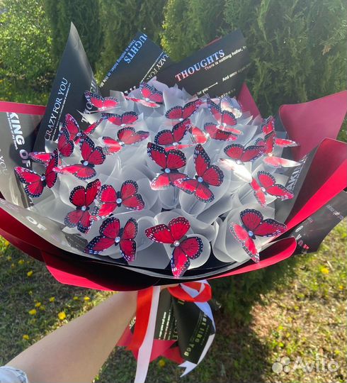 Букеты из бабочек сладкие букеты