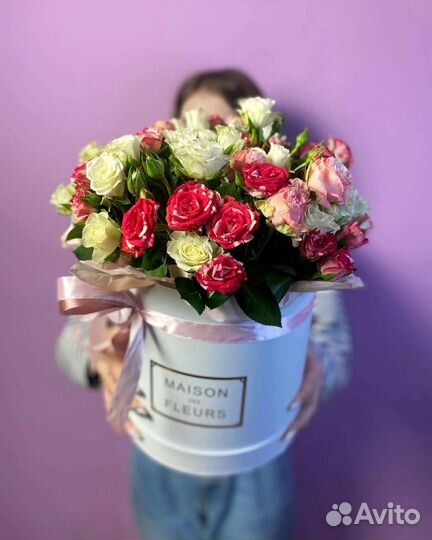 Цветы розы букет