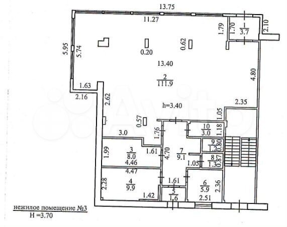 Свободного назначения, 155 м²