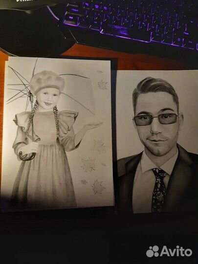 Портреты по фотографии