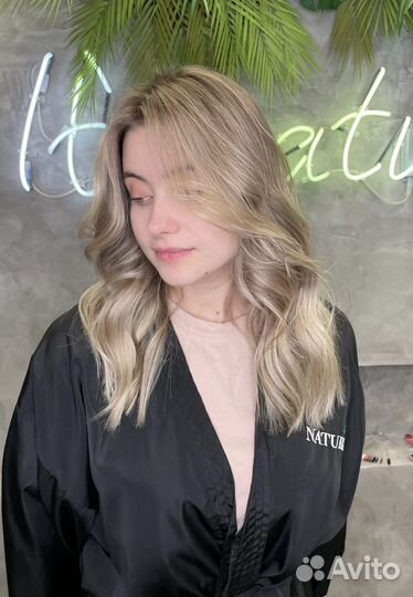 Модель на сложное окрашивание волос