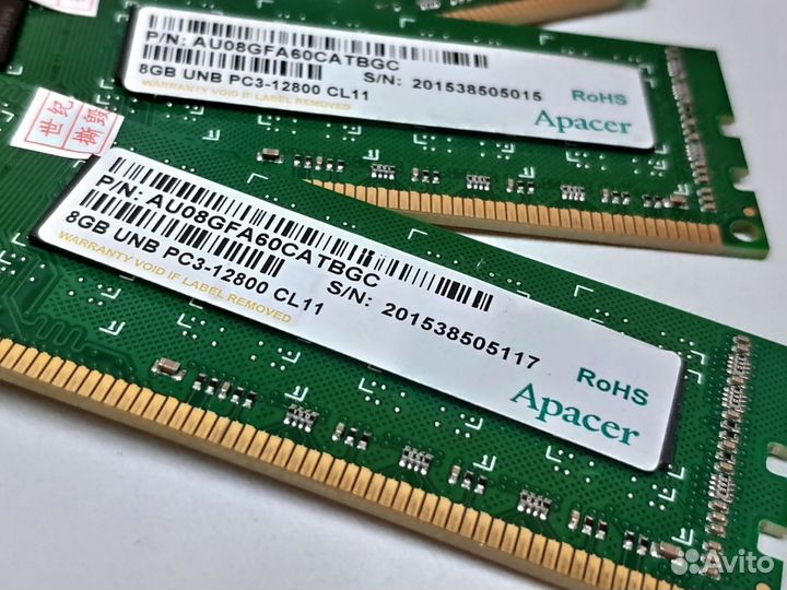 DDR3 Оперативная память Apacer 8 Gb 1600