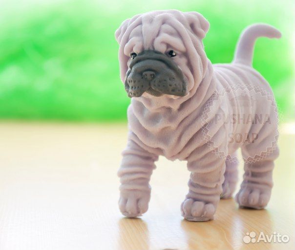 Форма для мыла Шарпей 3d