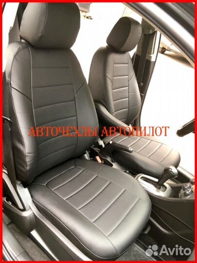 Чехлы Автопилот Chevrolet Aveo T300 из экокожи