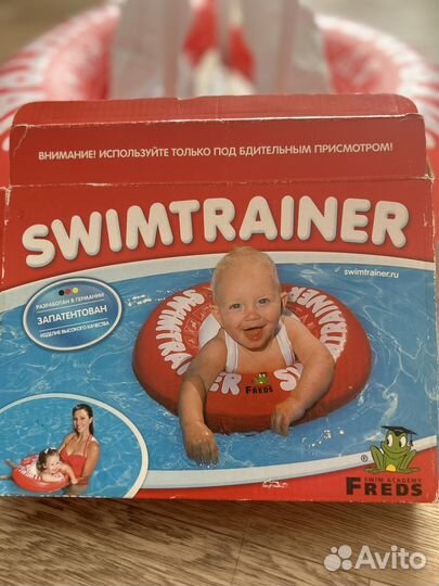 Круг swimtrainer красный от 3 мес до 4 лет