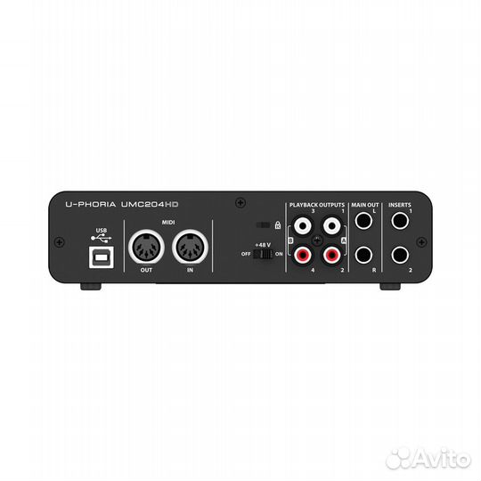 Аудиоинтерфейс behringer UMC204HD