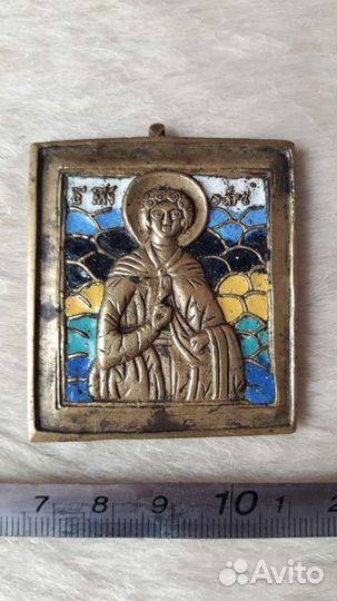 Иконы старинные медные 18в пластика царизм эмали