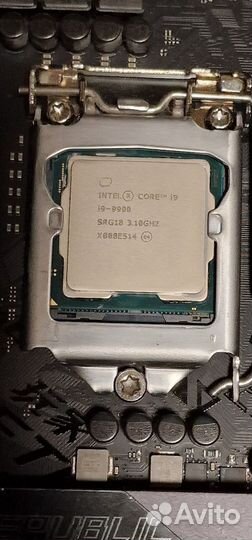 Intel core i9 9900 +Asus strix z390e gaming +48gb