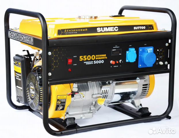 Бензиновый генератор sumec SU7700Е 5 кВт
