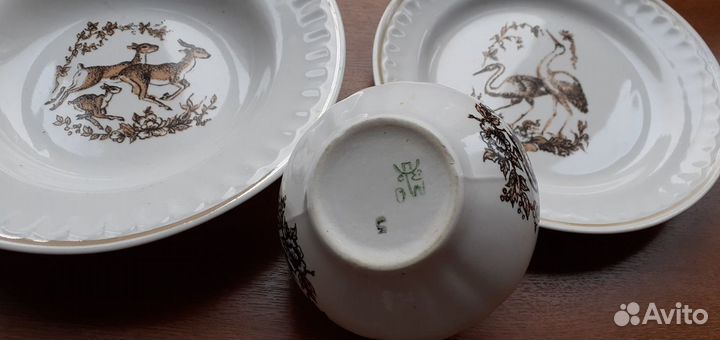 Фарфоровые тарелки СССР